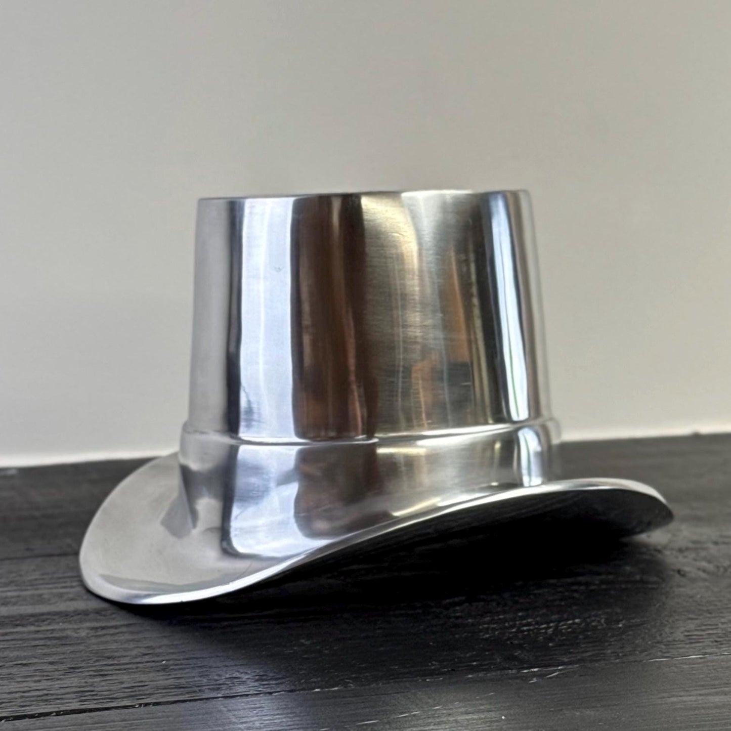 Top Hat ~ Solid Cast Champagne Ice Bucket - Wine Cooler