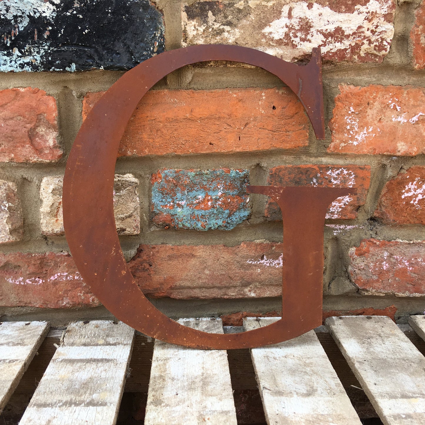 Classic Rusty Metal Letters 5" And 12" A-Z 0-9 Rustic Signs For The Home And Garden