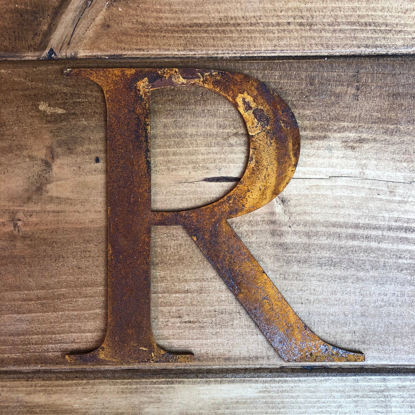 5" Classic Font Rusty Metal Alphabet Letters A-Z 0-9