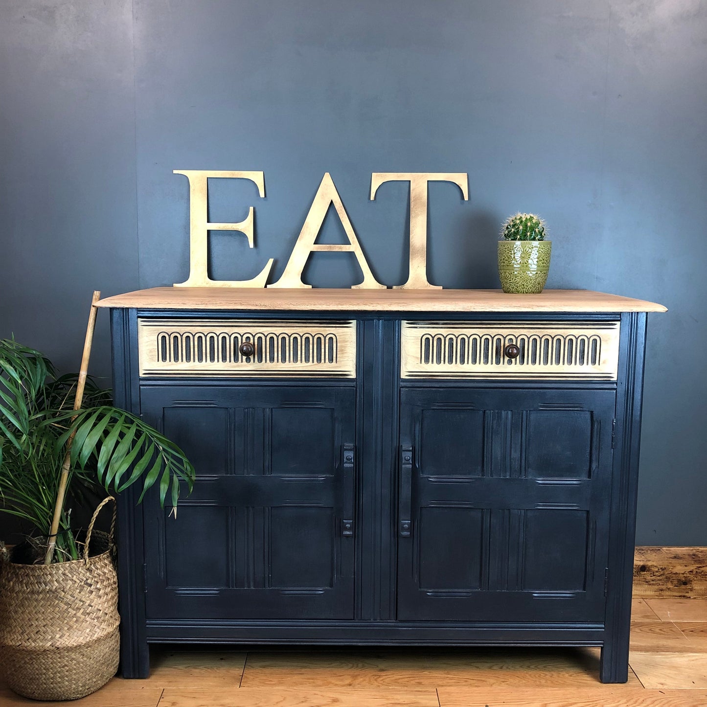 Distressed Gold 5" or 12" Classic Metal Letters, A-Z, 0-9