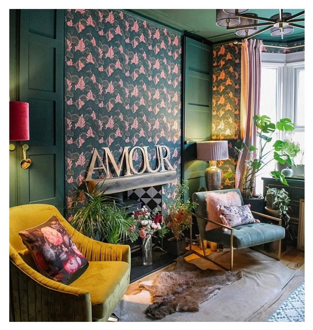 Distressed Gold 5" or 12" Classic Metal Letters, A-Z, 0-9