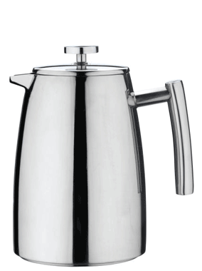 Buy Grunwerg Belmont Double Wall Stainless Steel Cafetiere Online - Fast Nationwide Delivery