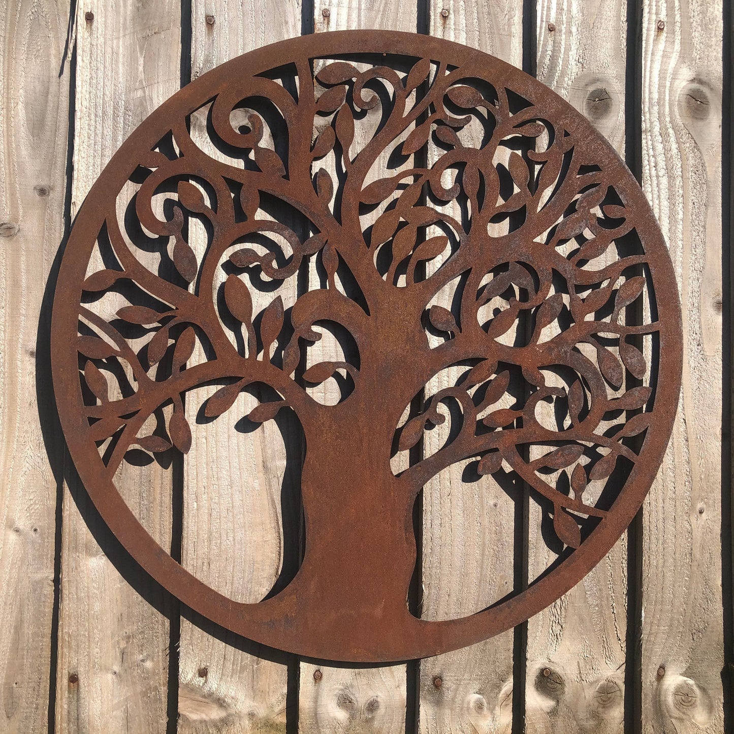 Rusty Tree Of Life Garden Decoration