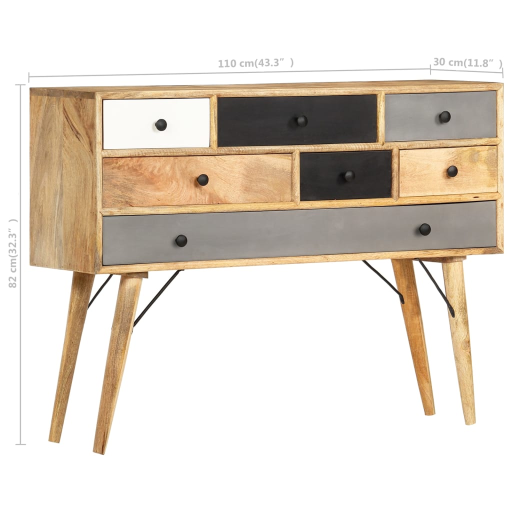 Luvira Mango Wood Sideboard - Handmade