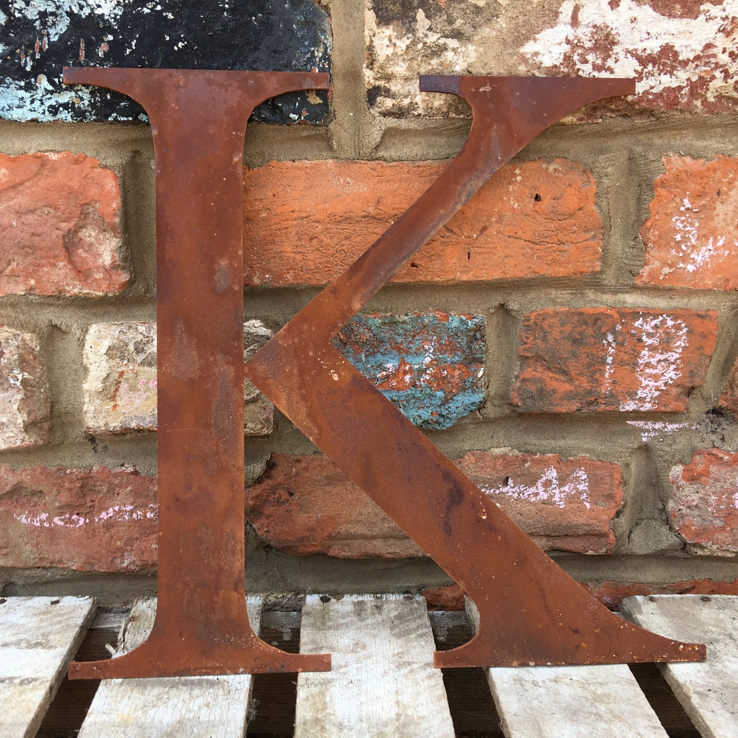 Classic Rusty Metal Letters 5" And 12" A-Z 0-9 Rustic Signs For The Home And Garden