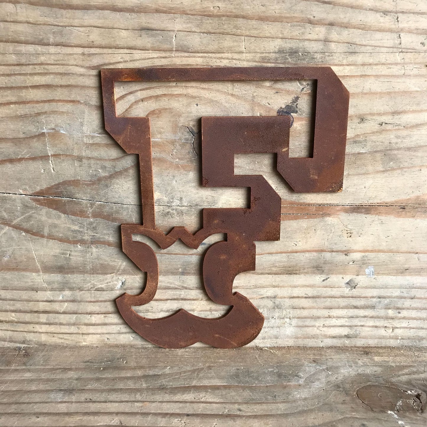 Rusty 5" Carnival Metal Letters A-Z