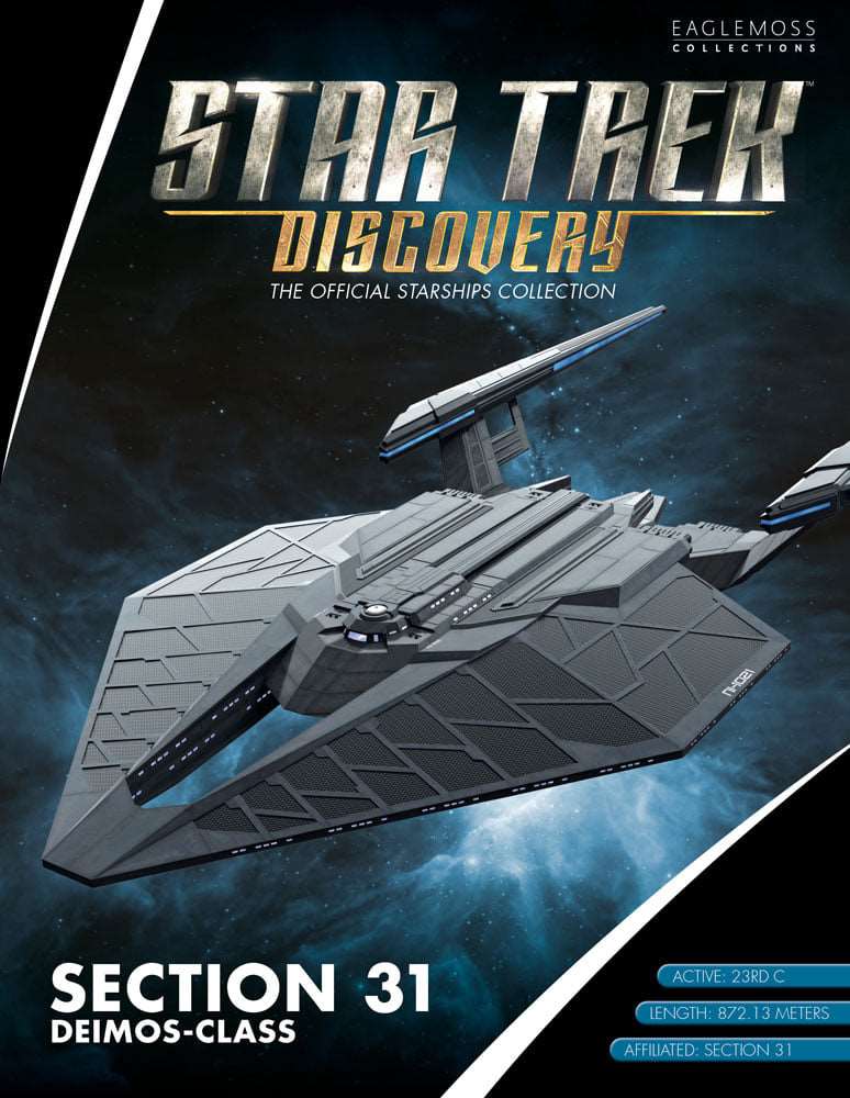 #09 Section 31 Deimos-Class Model Discovery Diecast Ship (Eaglemoss / Star Trek)