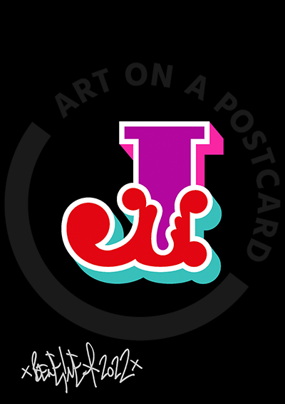 Ben Eine - Circus Font Letters, Hand-signed