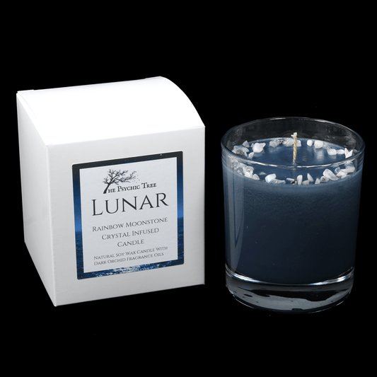 Lunar - Crystal Infused Scented Candle