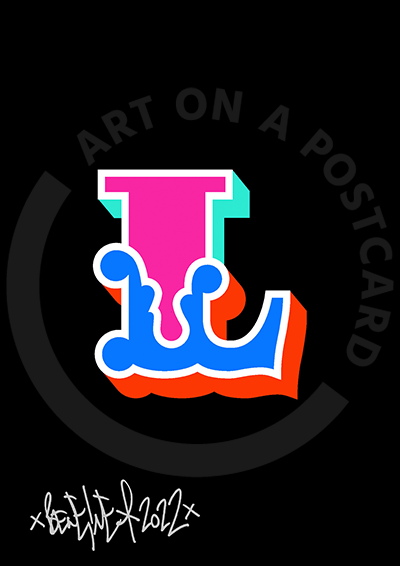 Ben Eine - Circus Font Letters, Hand-signed