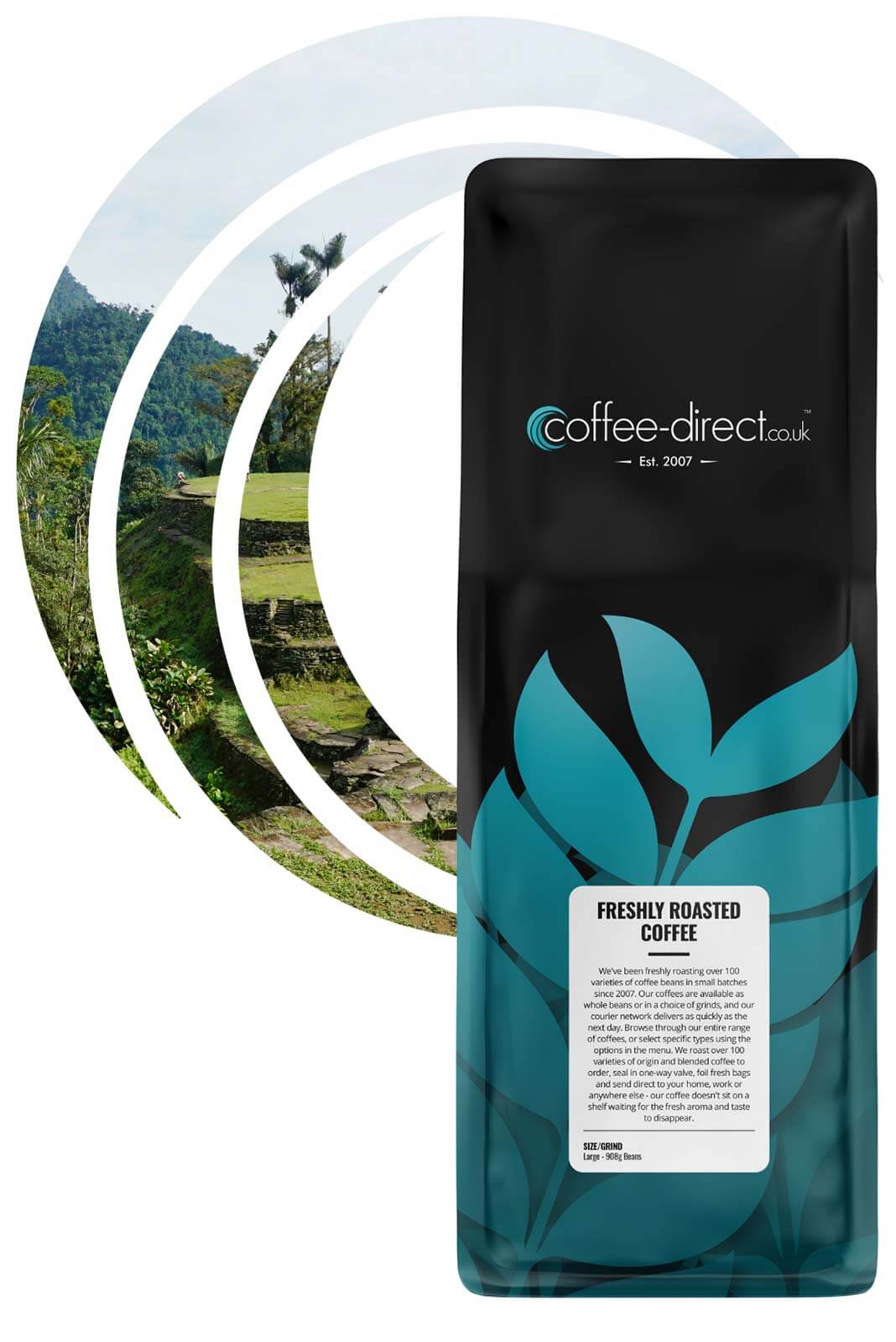 Buy Medium Roast Decaffeinated Colombian Coffee Online - Fast Nationwide Delivery