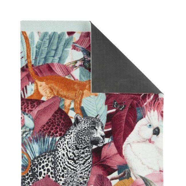 Washable Indoor Mat Tropical Design