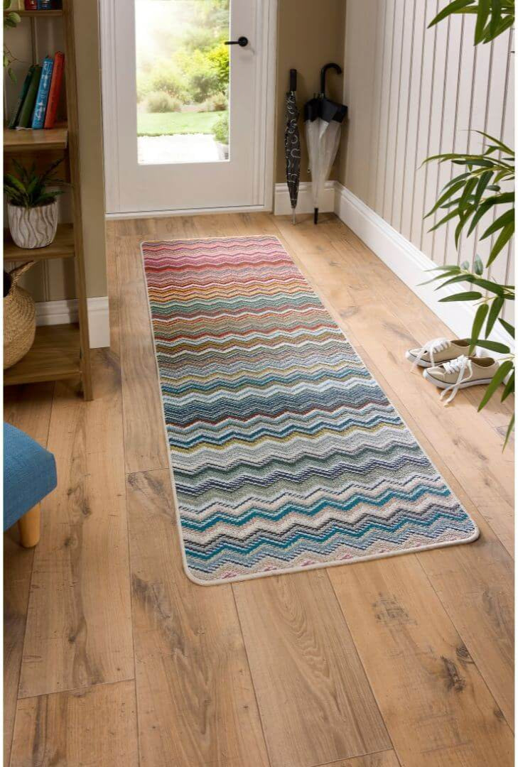 Washable Indoor Mat Stripe Design