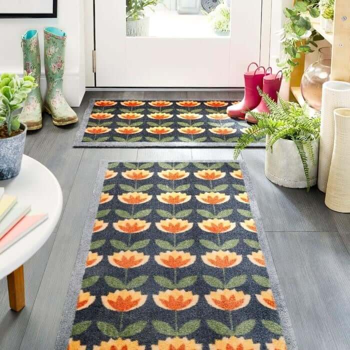 Washable  Mat and Runner Plant Design