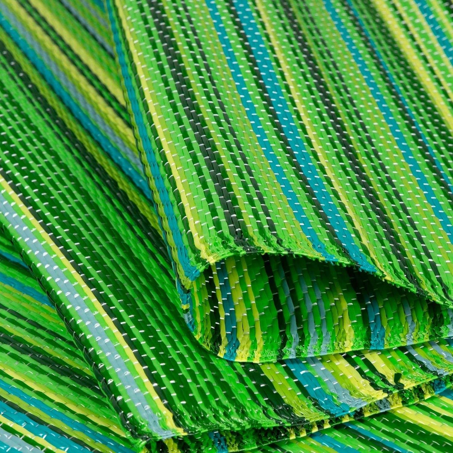 Rainbow Outdoor Rug Green | 1020