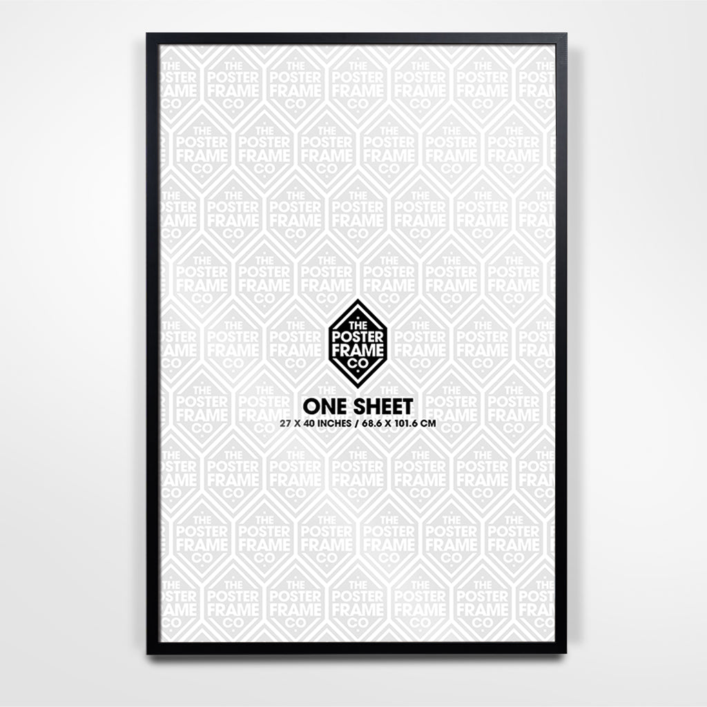 One Sheet (27x40 Inch) Premium Poster Frame - Black
