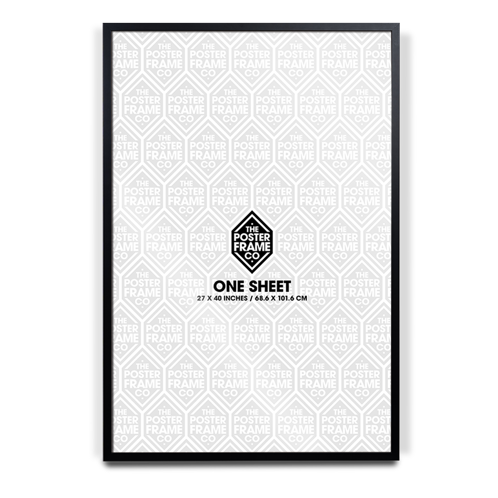 One Sheet (27x40 Inch) Premium Poster Frame - Black