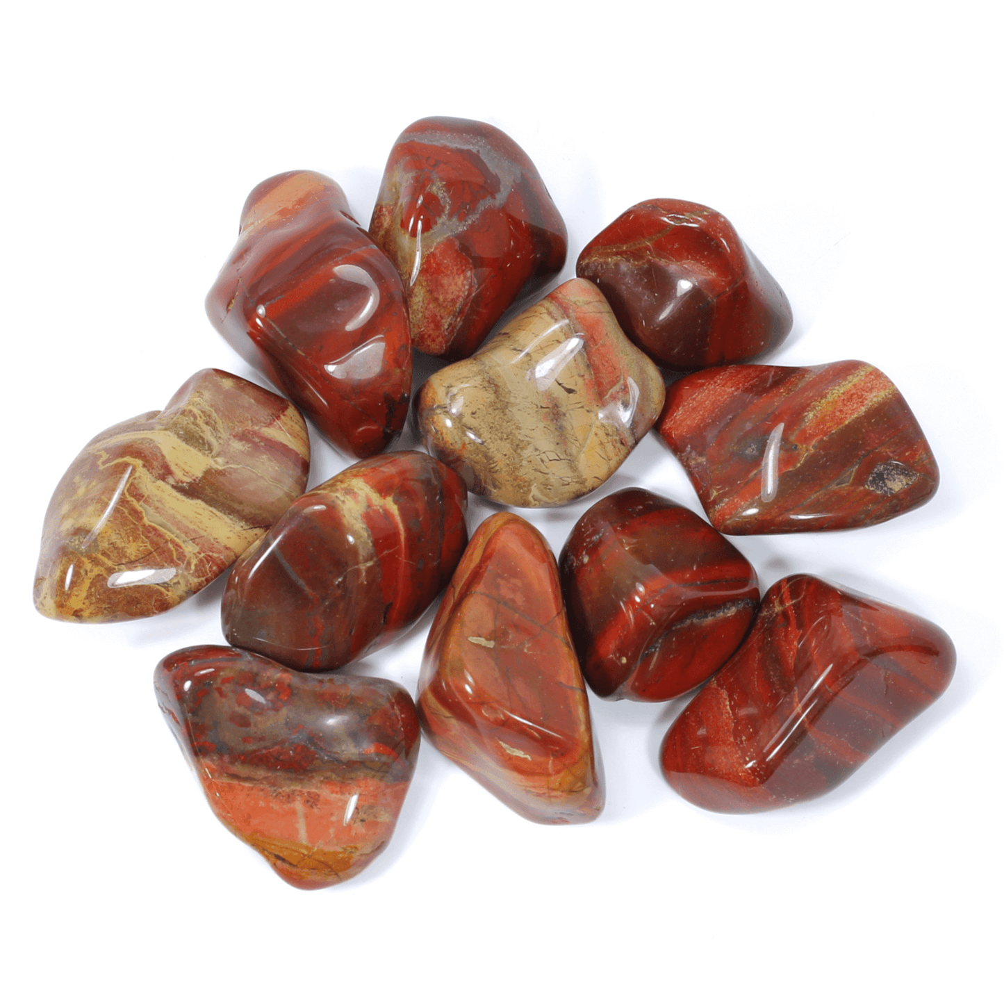 Rainbow Jasper Polished Tumblestone Healing Crystals