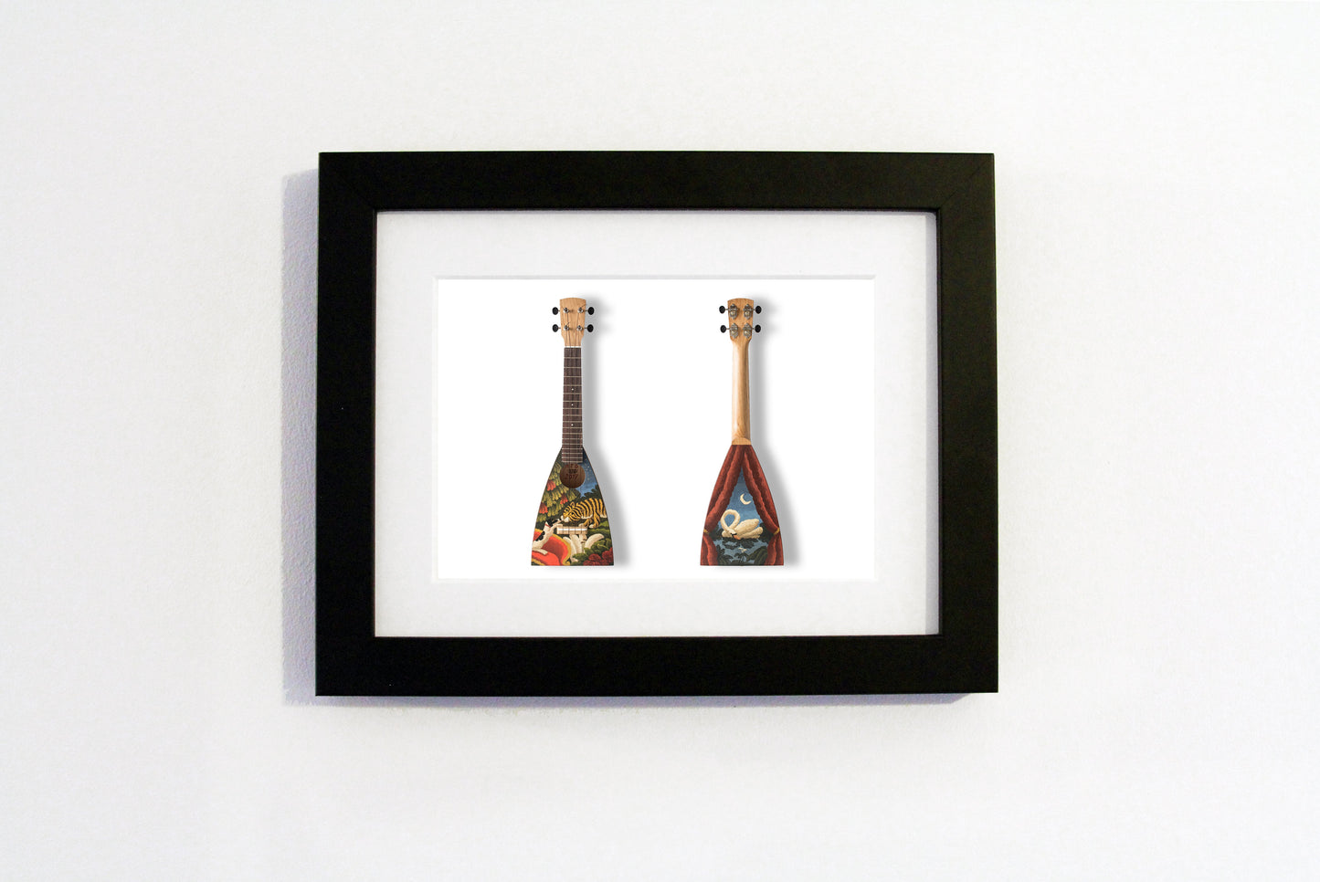 Ramiro Fernandez Saus - A6 Art on a Ukulele Print