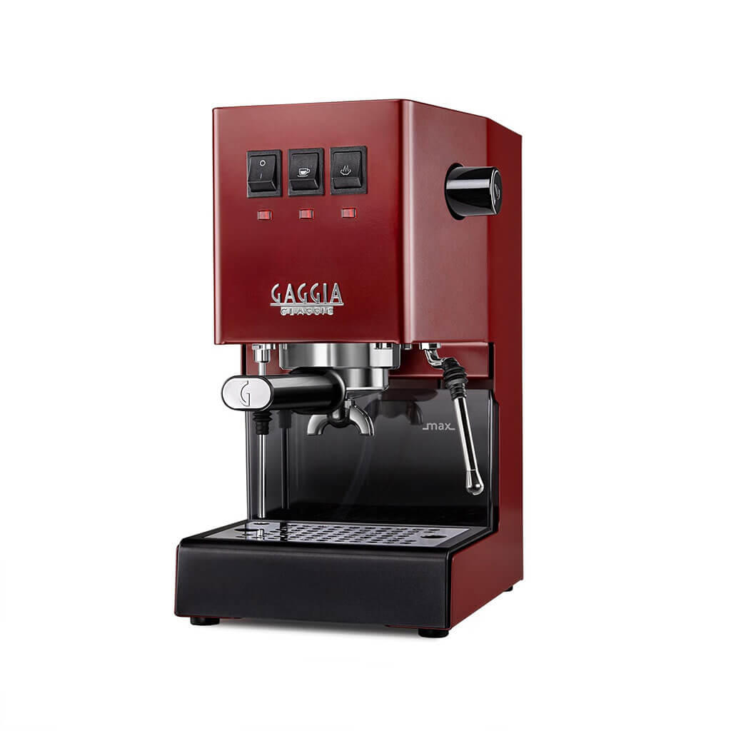 Buy Gaggia Classic Evo (2024) Cherry Red Espresso Machine Online - Fast Nationwide Delivery