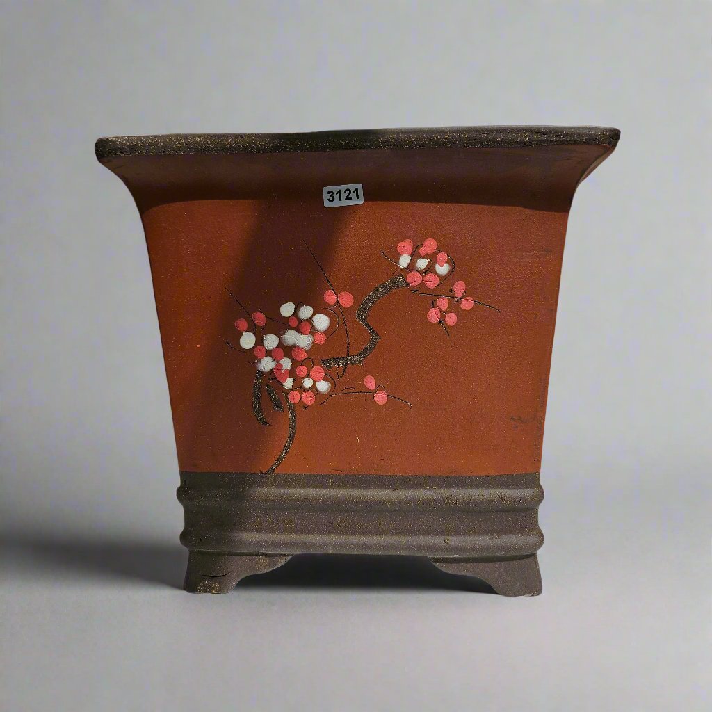 26cm Premium Unglazed Bonsai Pot | Cascade | 26cm x 24cm | Brown