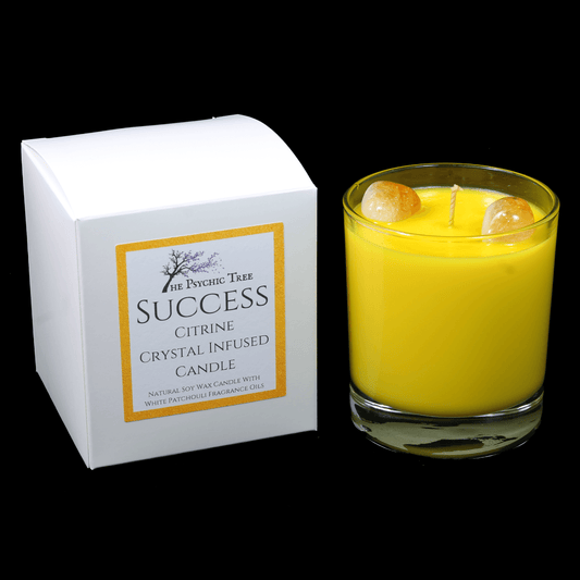 Success - Crystal Infused Scented Candle