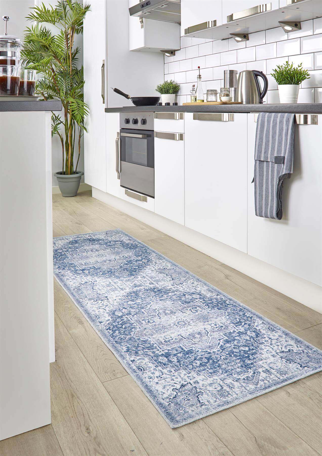 Washable Rug Eterna Blue