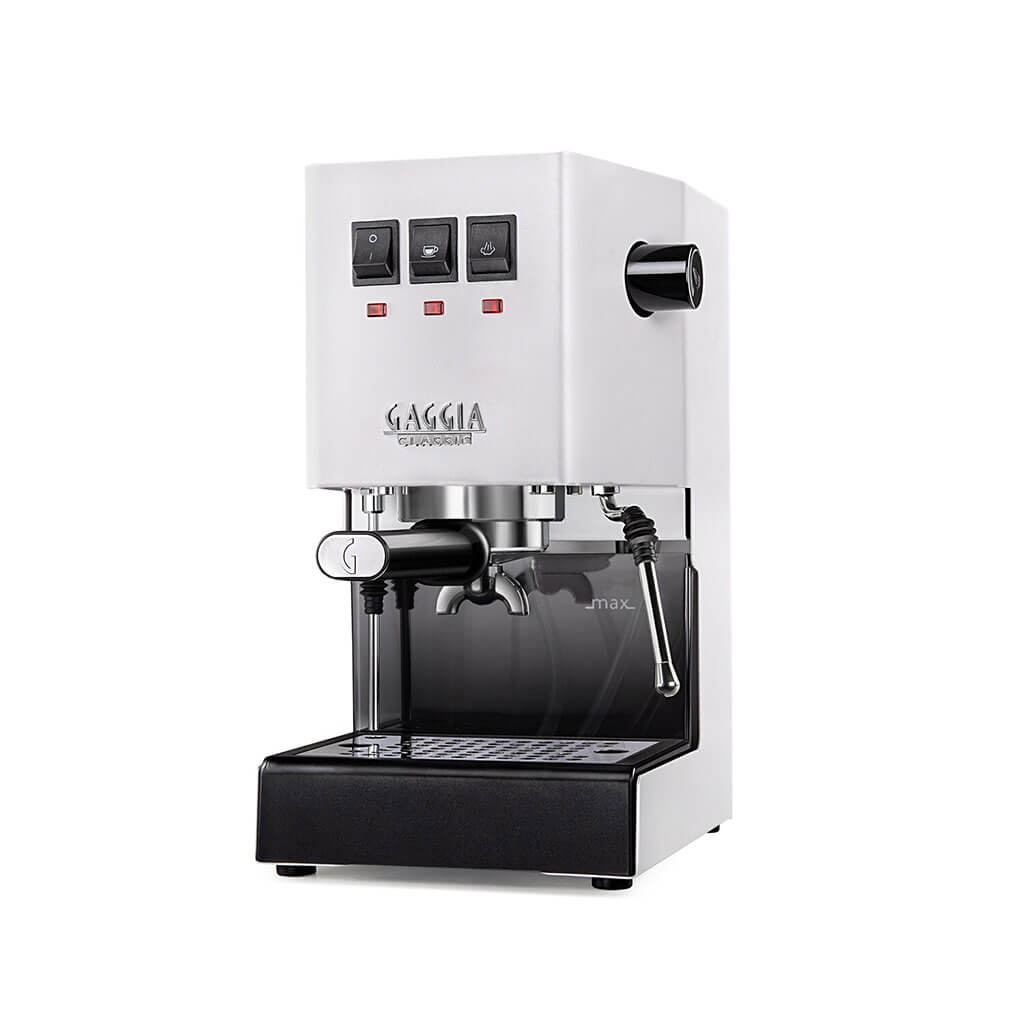 Buy Gaggia Classic Evo (2024) Polar White Espresso Machine Online - Fast Nationwide Delivery